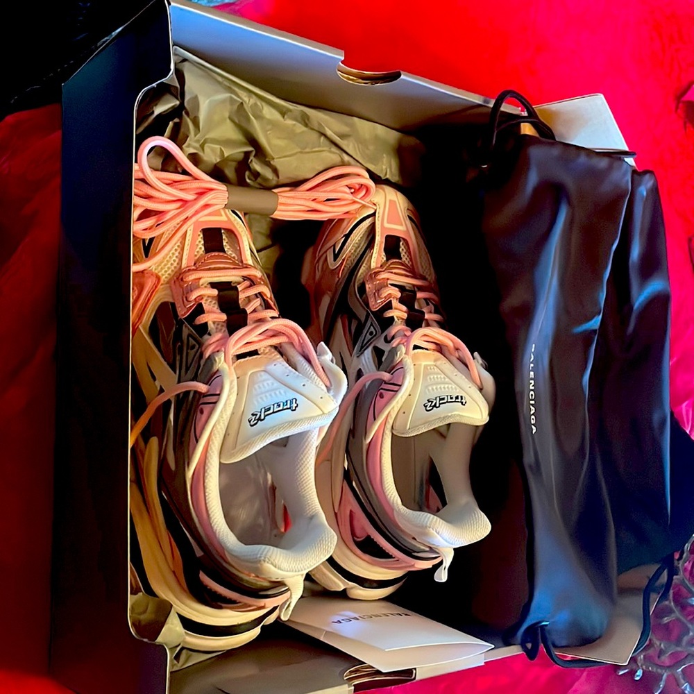 Balenciaga track.2 Open sneaker tricolor/rubber mesh consider all offers